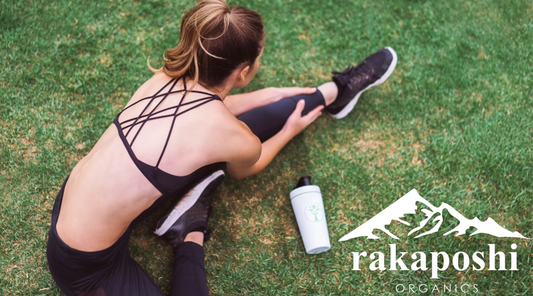 Active person stretching outdoors preparing for exercise showing healthy lifestyle and wellness
